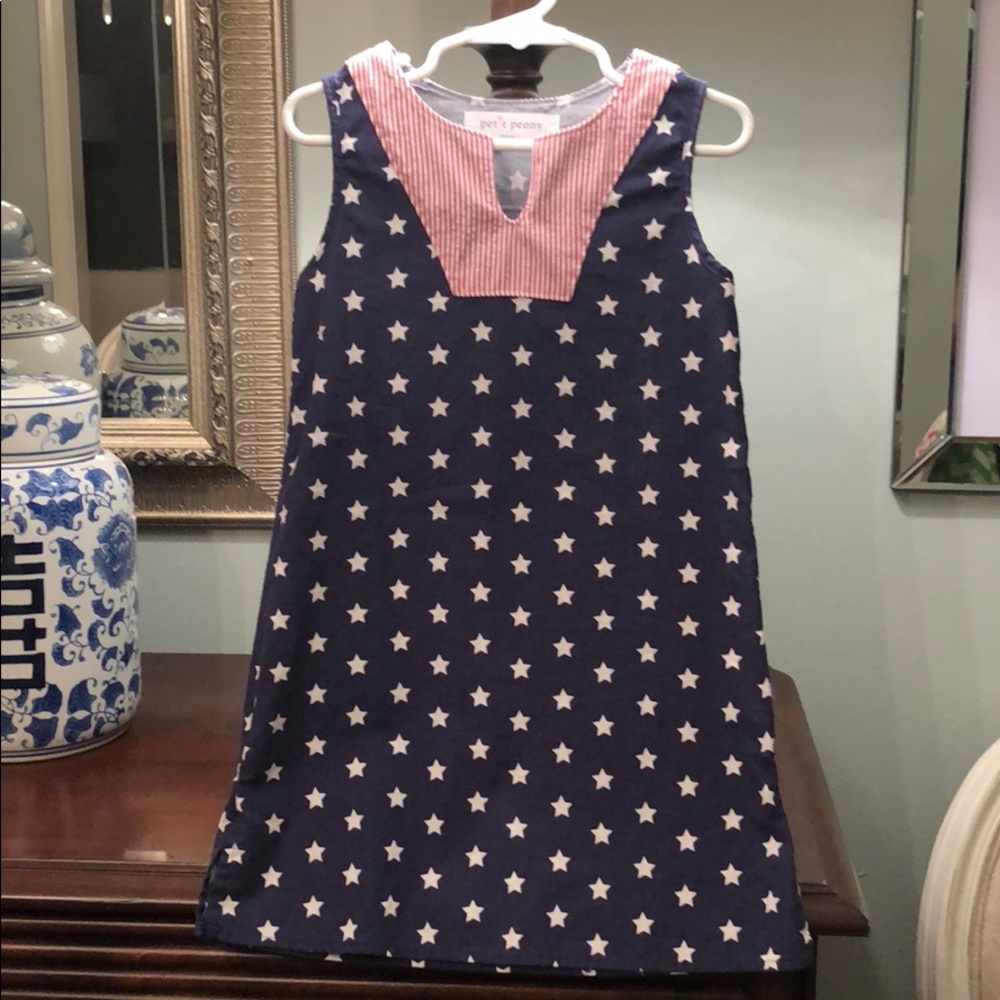 Red white and blue dress